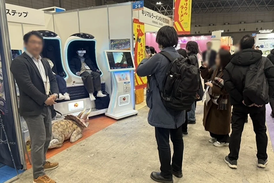 幕張メッセでの体験風景