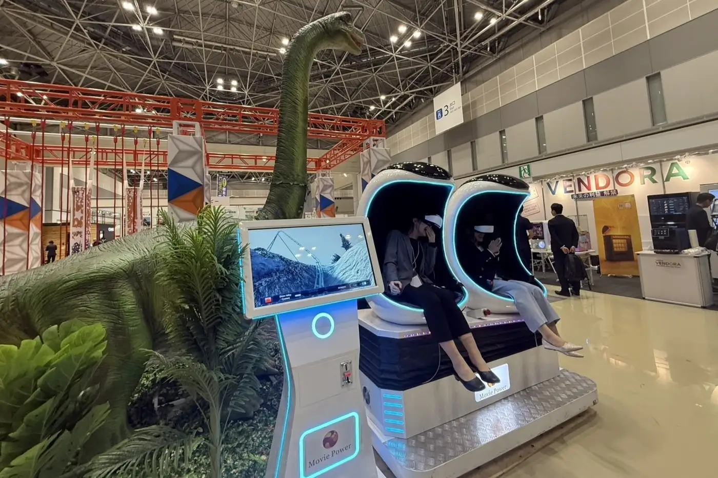 東京ビッグサイトでの体験風景