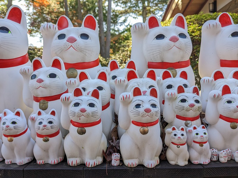 豪徳寺の招き猫