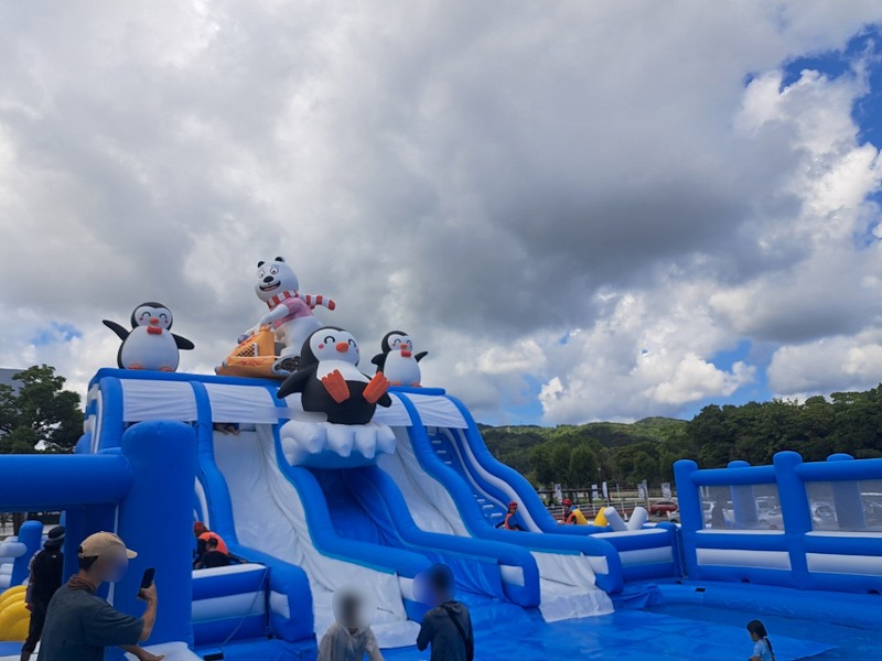 ペンギンビッグウォーターパーク　スライダーエリア